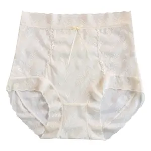 Women's High-Waisted Panties. Breathable Seamless Sexy Lace. Pure Desire New Style. Girls' Triangle Panties Womenswear Bridal