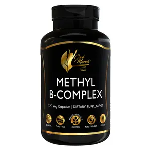 3 Bottles of Coco March N.M.D B-Complex Activated (Methyl B) Wellness Supplement, Adult Dietary Supplement Edible - 360 Capsules per Pack Gluten Free Vitamins High Dose Vitamin 3 Bottles of Coco March N.M.D B-Complex Activated (Methyl B) Wellness Supplement, Adult Dietary Supplement Edible - 360 Capsules per Pack Gluten Free Vitamins High Dose Vitamin