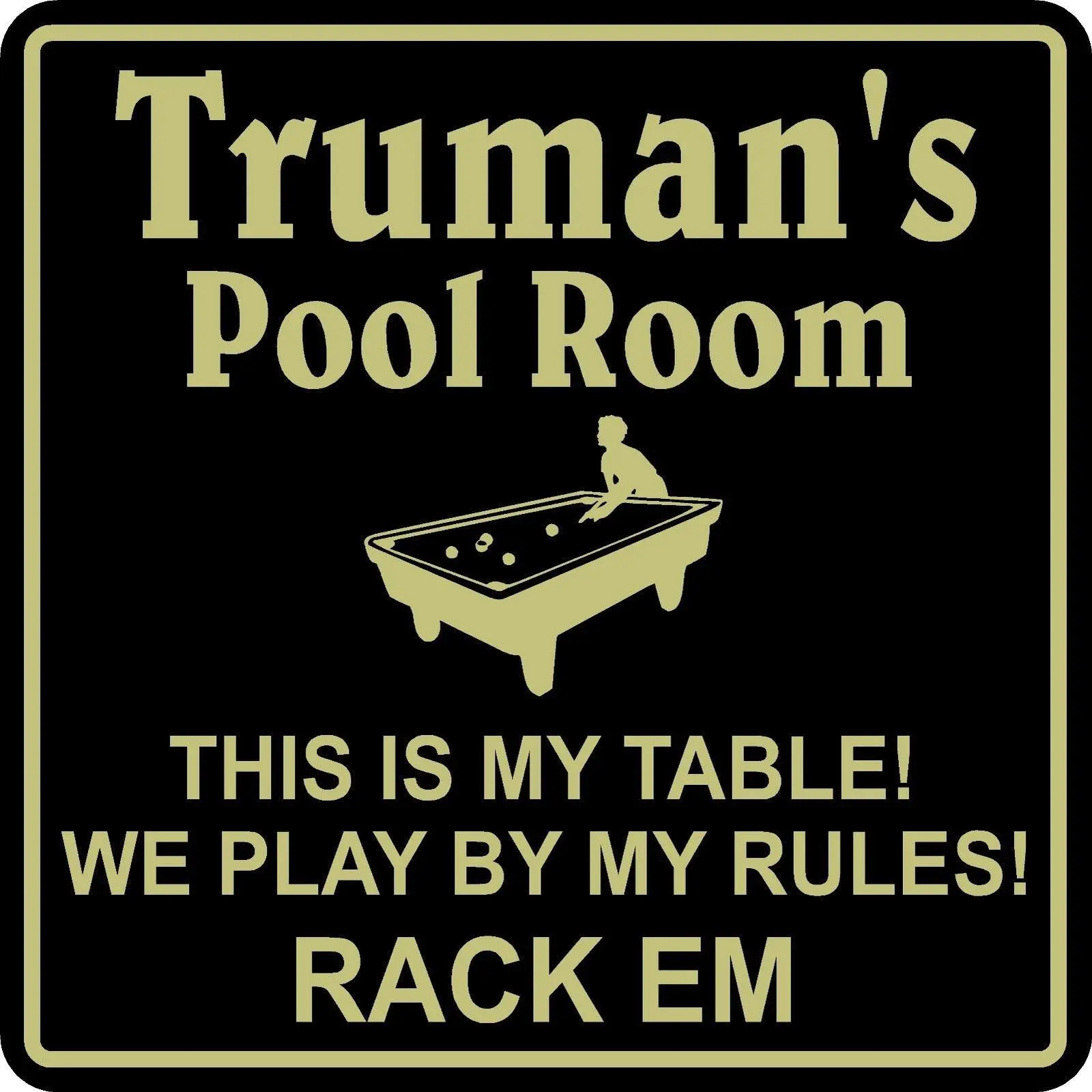 New Personalized Custom Name Pool Room Billiards Sign Bar Beer Pub  #4