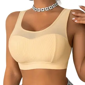 Push Up Bra No Cup No Wire Comfortable Breathable Everyday yoga Women's Wear Womenswear Fit Side Buckle Sports