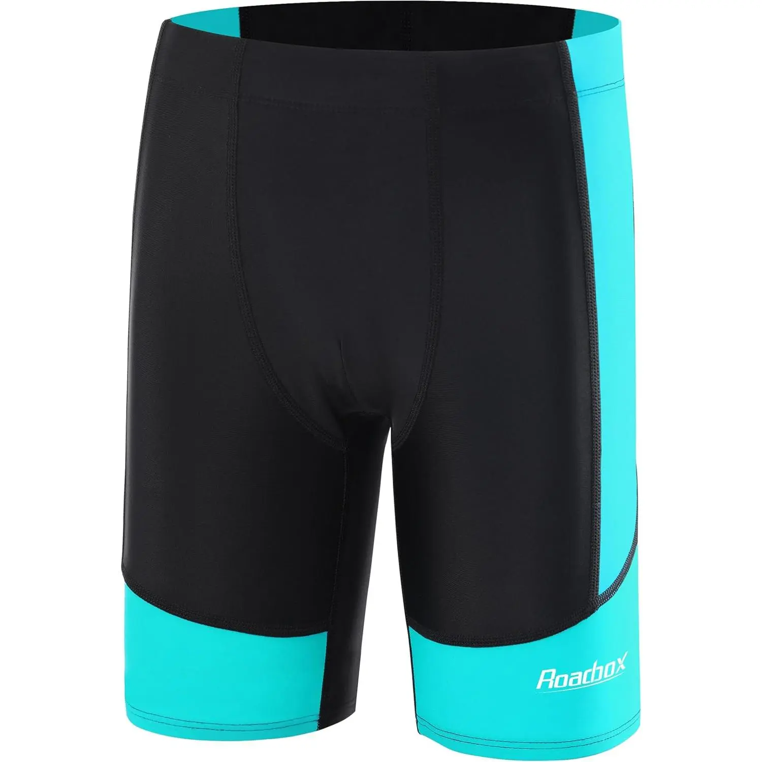 Roadbox Boys' Swim Jammers, Quick Dry Youth Competitive Swim Team Shorts, UPF 50+ Bathing Athletic Compression Swim Trunks