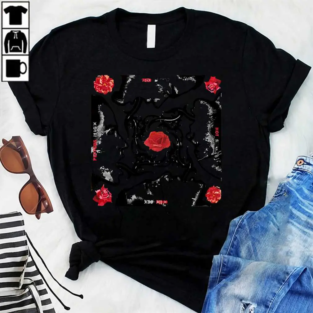 RCHP Red Hot Chilli Peppers Blood Sugar Sex Magik Album Retro Satire T-Shirt