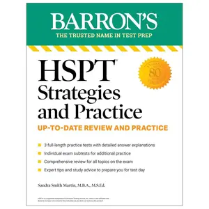 HSPT Strategies and Practice, Second Edition: Prep Book with 3 Practice Tests + Comprehensive Review + Practice + Strategies (Barron's Test Prep) Second Edition