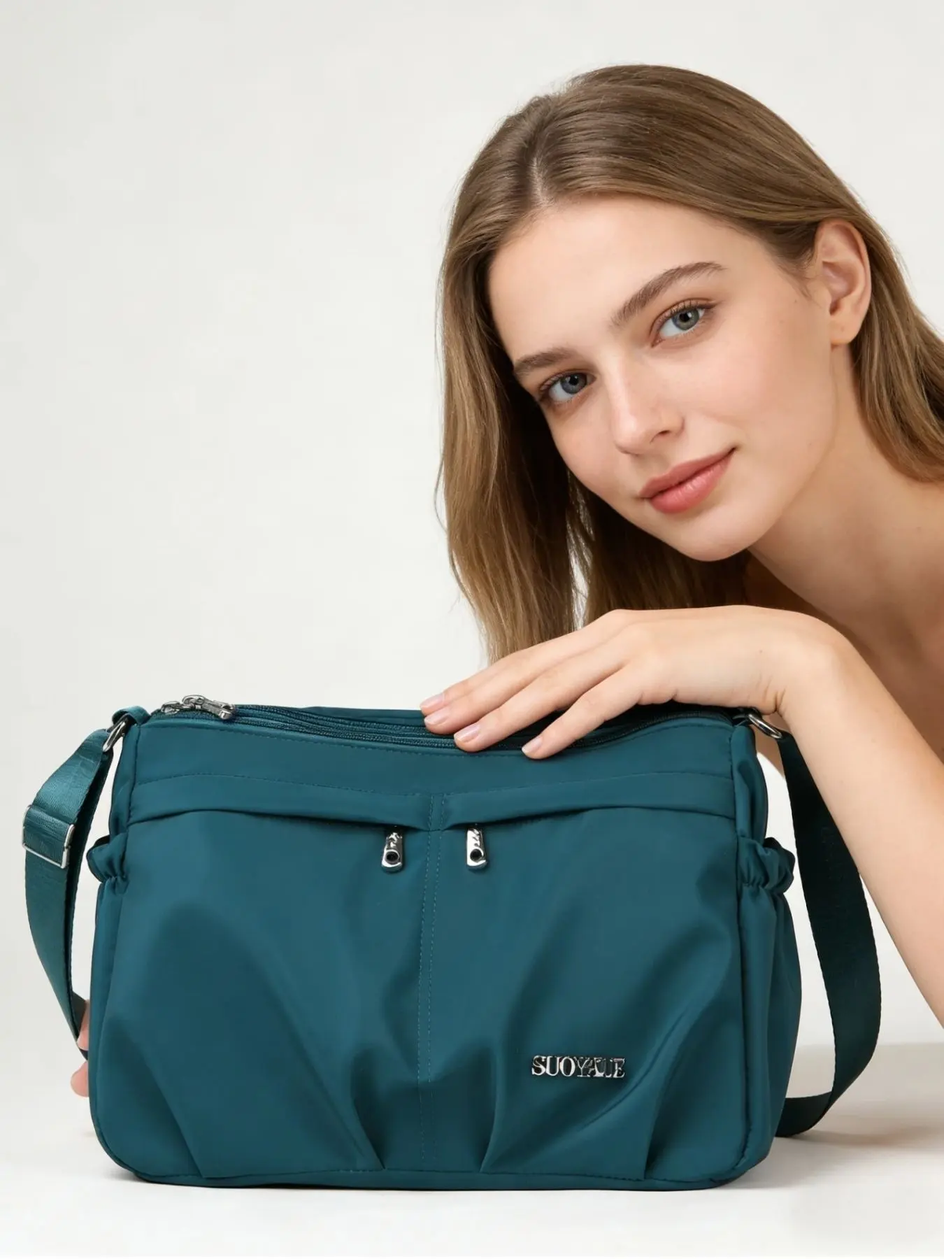 Large Capacity Multi Compartment Handbag for Women, Waterproof Shoulder Casual Crossbody Bag, Commuter Bag, Spacious Anti Theft Purse for Commute Shopping Travel Work, Ideal Gift for Mom, Everyday Crossbody Bag