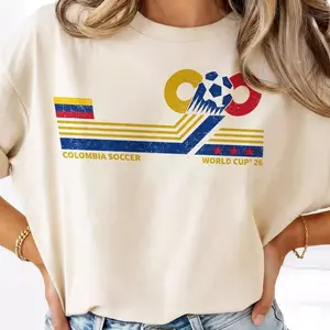 Colombia Soccer World Vintage Comfort Colors Shirt