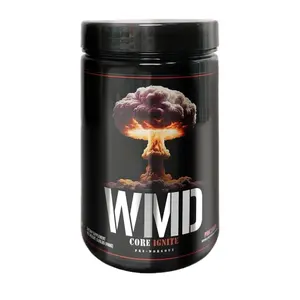 WMD Supplements Core Ignite Pre-Workout Powder – Gluten Free, Sugar Free, Non-GMO, Patented Ingredients – Pink Lemon Flavor, 400g