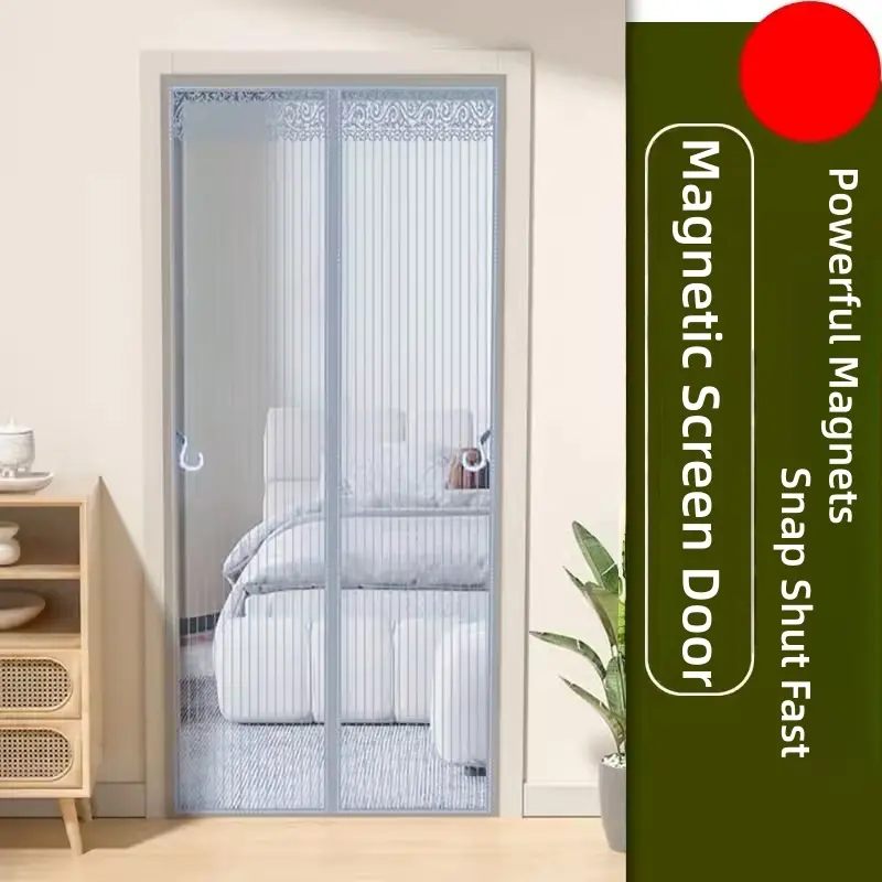 Magnetic mesh door, mesh door screen, garage door screen with magnetic closure,magneticscreendoor,screen,door,summermusthaves,magneticscreengaragedoor,magneticscreendoorcurtain,lifehacks,screendoor,petessentials,summermusthaves,doggydoor,homemusthave