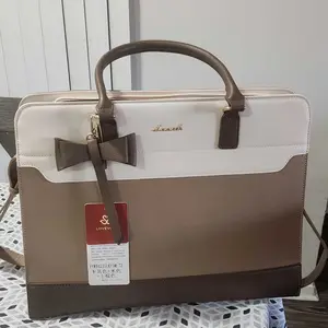 LOVEVOOK Laptop Tote Bag for Women,Leather Work Bag, Waterproof Business Teacher Bag,Large Computer Handbag Purse Briefcase,Office Gifts for Women. SpringStatements