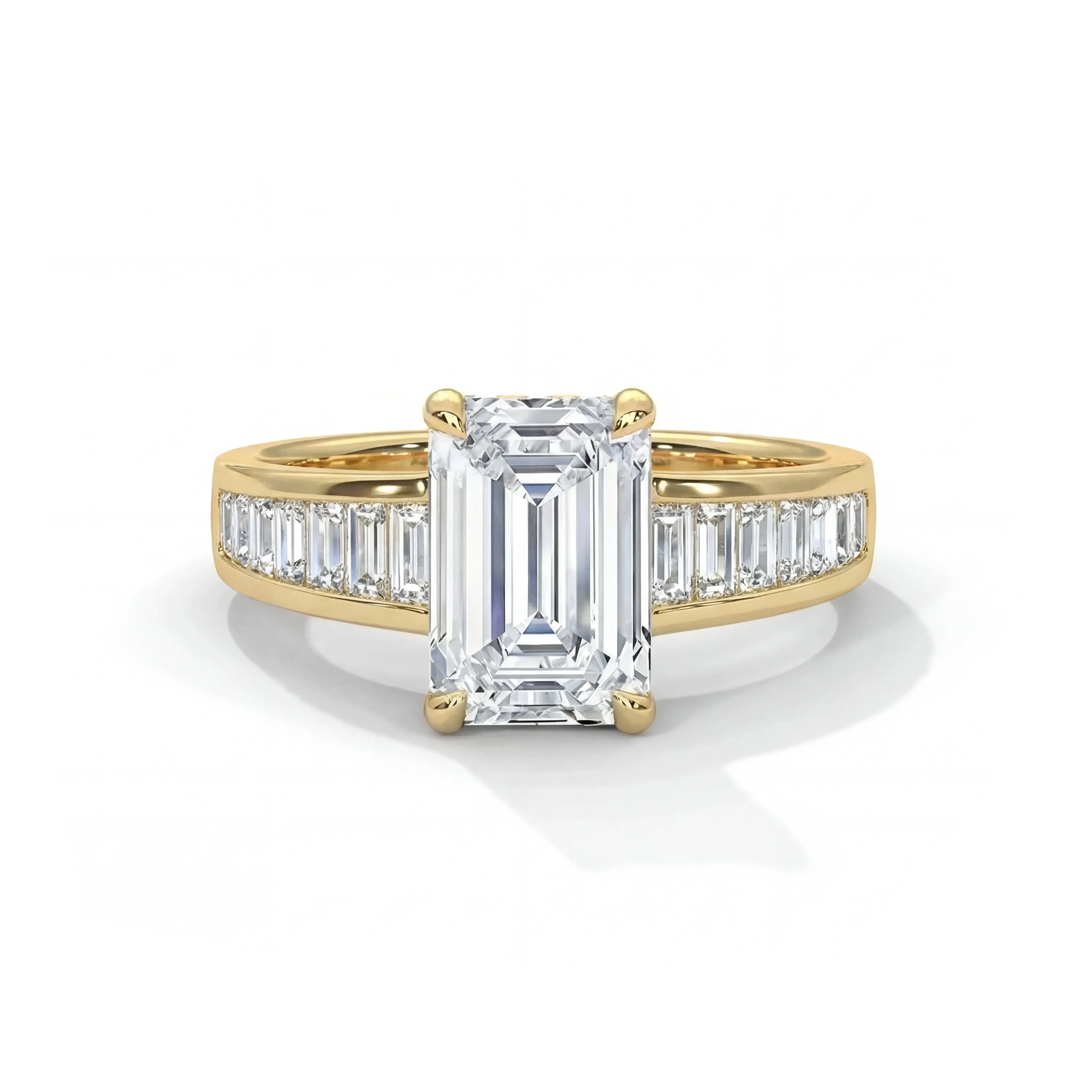 Channel Setting Engagement Ring