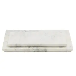 Elyria White Marble Nesting Vanity Trays