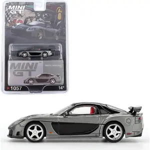 Mini GT 1:64 Mazda RX-7 VeilSide – Fortune Grey Diecast Model Car Collectible Toy