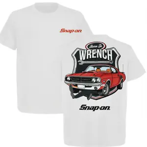 Snap-On Tools Born to Wrench T-Shirt Mechanic Graphic Logo Gray Large , Gift For Mechanics , Gift For GearHead