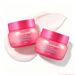 EQQUALBERRY NAD+ Peptide BoostingCream - NAD+ 5% & 13 Peptides Anti-AgingFace & Body Cream I Firming & Lifting PinkNeck Cream for Sagging Skin, 1.69 fl.oz /50ml