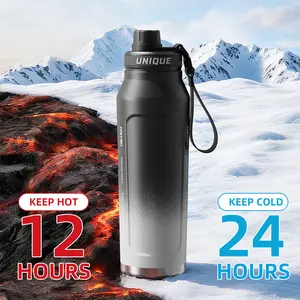 ERM Cool Sports Water Bottle, 32 oz, Leak-Proof Design, Long-Lasting Cold Retention & Insulation, Outdoor Hiking Water Bottle, Large Capacity