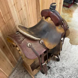 Used R Bar B Ranch Saddle, 16.25" Seat