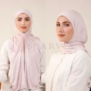 Jersey Snap Tie Hijab