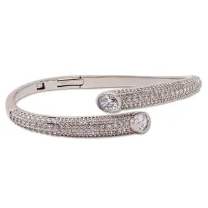 Radiance by Absolute™ Oval Bypass Bangle Bracelet