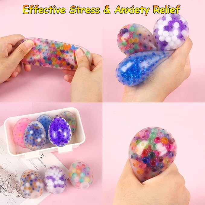 12Pcs Easter Egg Stress Balls – Easter Basket Stuffers & Fillers, Easter Egg Hunt Fidgets, Squishy Squeeze Balls for Kids & Adults, Party Favors & Classroom Prizes 12Pcs Easter Egg Stress Balls – Easter Basket Stuffers & Fillers, Easter Egg Hunt Fidgets, Squishy Squeeze Balls for Kids & Adults, Party Favors & Classroom Prizes