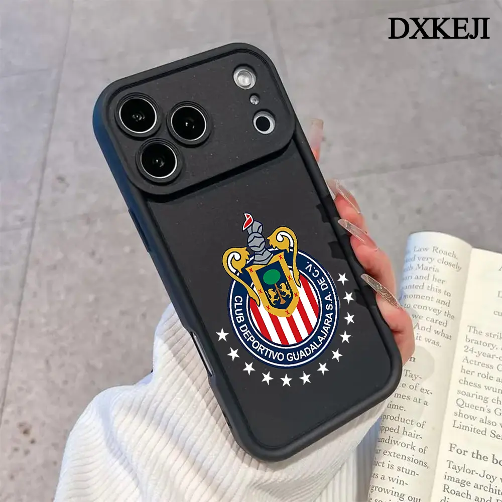 Chivas De Guadalajara Liga MX Aesthetic Design Phone Case, Soft Silicone, Fully Protected and Shockproof For iPhone 17 16 15 Pro Max 14 13 12 11 Plus Air & Samsung Galaxy S26 S23 Ultra S24 Plus S25 S22 Back Cover