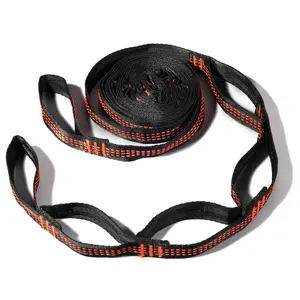 Portable Quick Use Hammock Hanging Straps, 2M 5+1 Loops Daisy Chains, Replacement Cords For Outdoor Swings & Yoga Hammocks