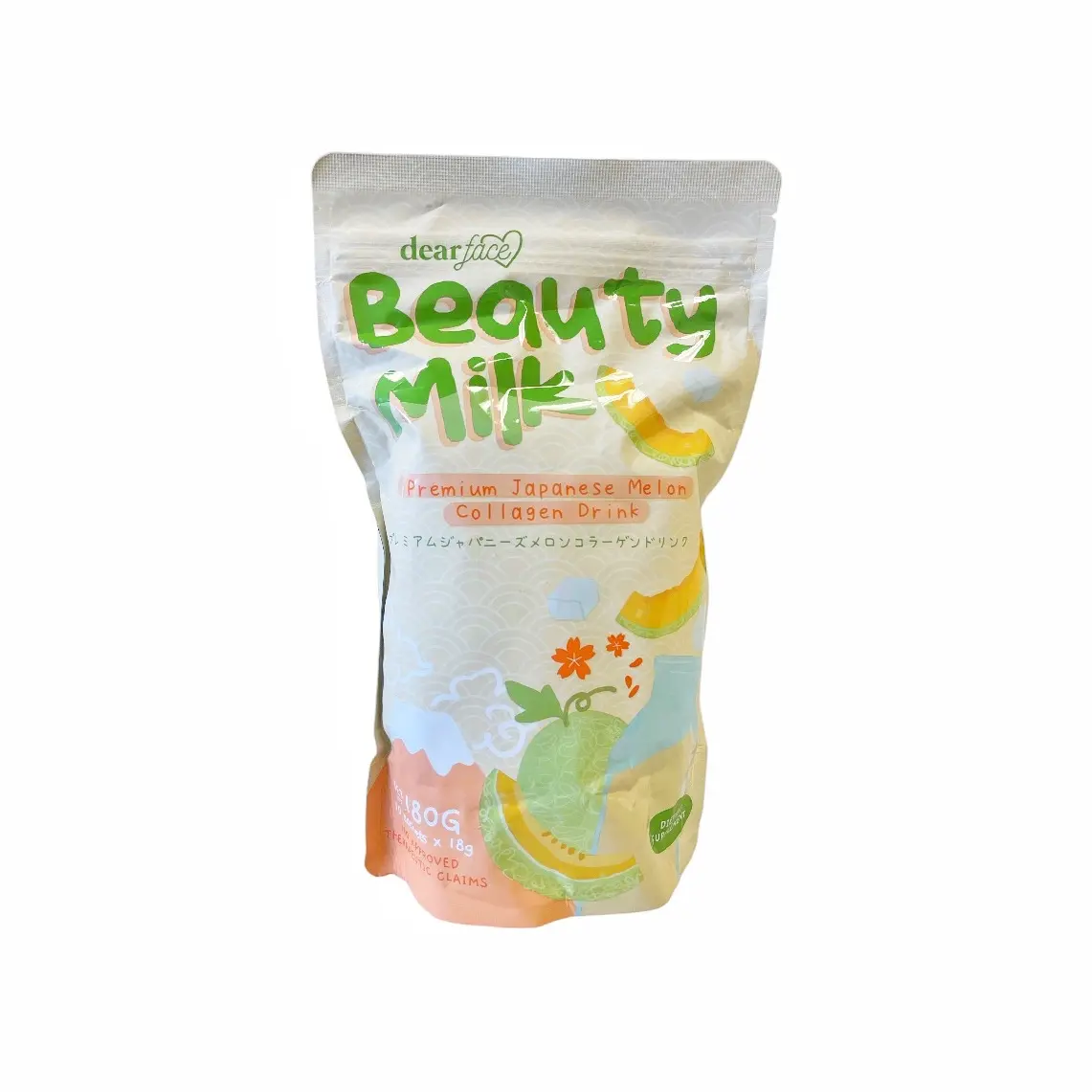 beauty milk glutathione Dear Face Collagen Drink Powder - 10 Sachets x 18g Brightening Shower Gel Subscription:1 month bundle ghk cu injectable dosage
