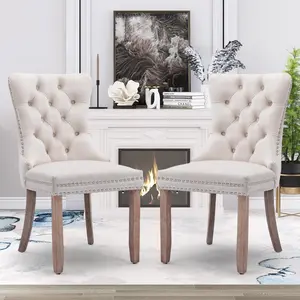 Velvet Dining Chair Set with Upholstered Tufted Design and Nailhead Trim for Kitchen and Dining Room dinning chair Velvet Dining Chair Set with Upholstered Tufted Design and Nailhead Trim for Kitchen and Dining Room dinning chair