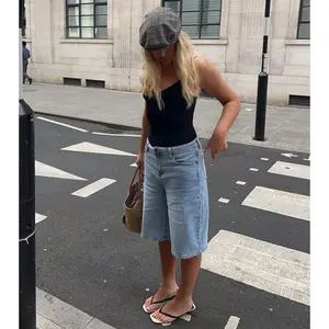 Weekend Cool Mid-Rise Denim Jorts