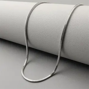 Elegant Silver Snake Chain Necklace – Timeless Style for Every Occasion Buy one, get one free