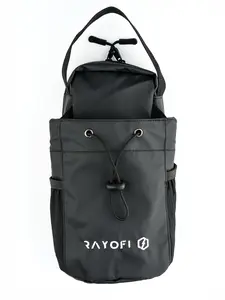 RAYOFI Magnetic Gym Bag Water Bottle Carrier Holder with Phone Pockets & Shoulder Strap 3 Built-in Magnets Gym Bottle Pouch Sleeve Magnetic Bag Gym Accessories Organizer for Men Women Drinkware Metal Case Equipment