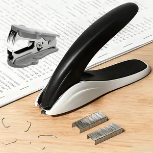 Professional Staple Remover & Puller – Staple Remover Without Tearing, Heavy Duty Stapler Remover Tool, White & Black, 2 Pack for Office/Desk/Classroom