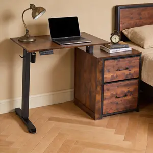 Modern Home Office Furniture Electric Adjustable Computer Desk,Multiple Drawers, Storage Bag, Headphone Hook, 3 Levels Heigh Adjustable  - Desks for Gaming, Ideal For Small Home Office Spaces Gift