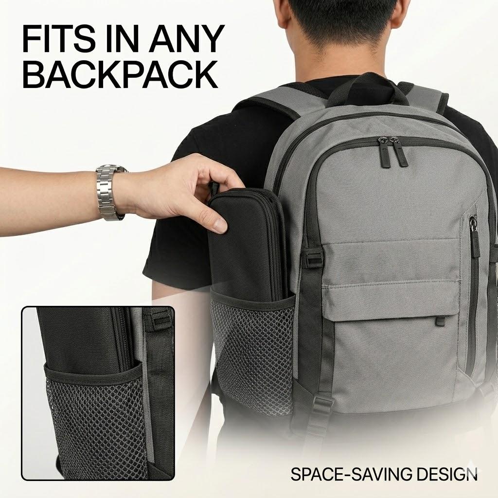 Pocket-Size Folding Stool Ultralight Camping Chair, Mini Portable Collapsible Seat for Fishing and Outdoor Activities, Compact Backpacking Stool Fits in Pocket, Lightweight Travel Bench for Adults