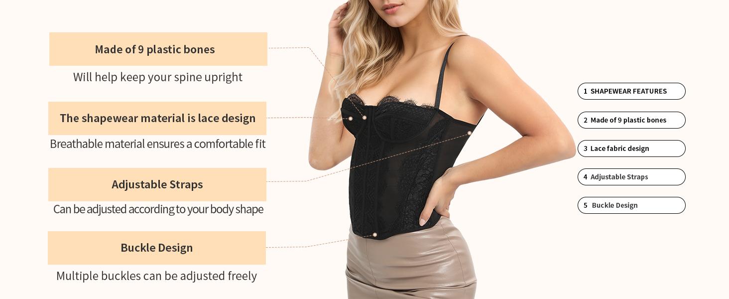 Lace Bustier Corset Tops for Women Going Out Mesh Overbust Adjustable Strap Waist Cincher Crop Bustier Party Rave Date Night Outfit Tank Top Lace Bustier Corset Tops for Women Going Out Mesh Overbust Adjustable Strap Waist Cincher Crop Bustier Party Rave Date Night Outfit Tank Top