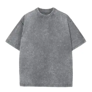 Men's and Women's Matching Extra-Large Cotton T-Shirt - Comfortable and Loose Fit Vintage Washed Style Gender-Neutral Short-Sleeved Casual Shirt Top