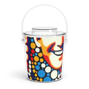 "Party Perfect Ice Buckets: Clear Acrylic, Insulated, Large & Small with Lid, Tongs & More"- Ice Bucket with Tongs
