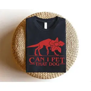 Can I Pet That Dog Demogorgon Devil Shirt - Funny Stranger Upside Down Dog Lover T-Shirt,summervibes