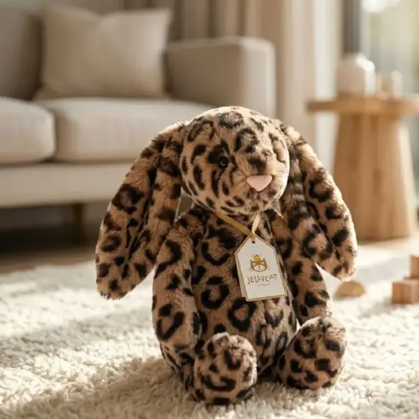 Hard to Find Jellycat Leopard Bunny | Luxury Plush Gift | Limited Stock USA
