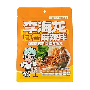 LIHAILONG Mala Bang Spicy Mix - Salty & Savory Flavor, 410g - Authentic Northeast Chinese Style Instant Noodle Snack