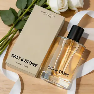Salt & Stone Santal & Vetiver Body Mist – Hydrating Hair & Body Spray, Infused with Glycerin & Red Algae | Vegan & Cruelty-Free | 3.4 fl oz / 100 ml