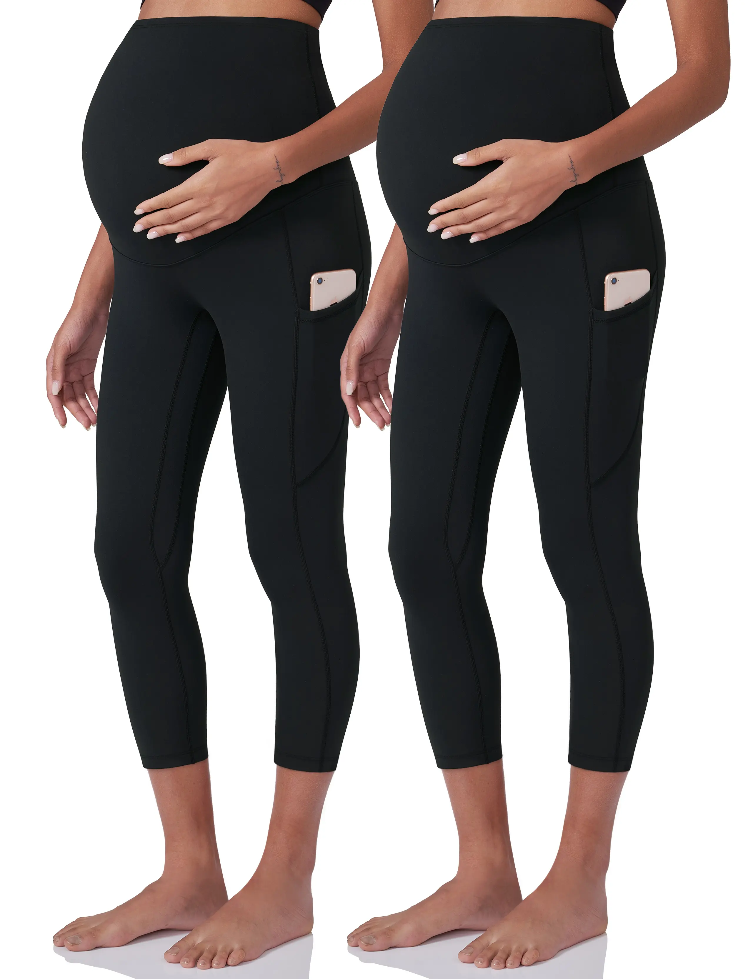 2pcs Capri Black