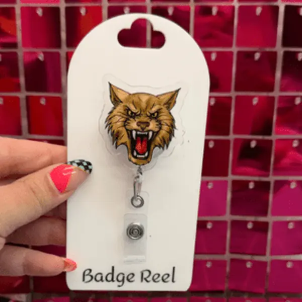 Cat/WIldcat/Bobcat Mascot Badge Reel