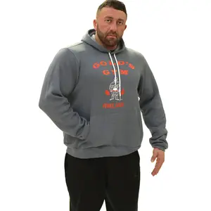 OG Golds Gym Hardcore Hoodie – Rock Slate