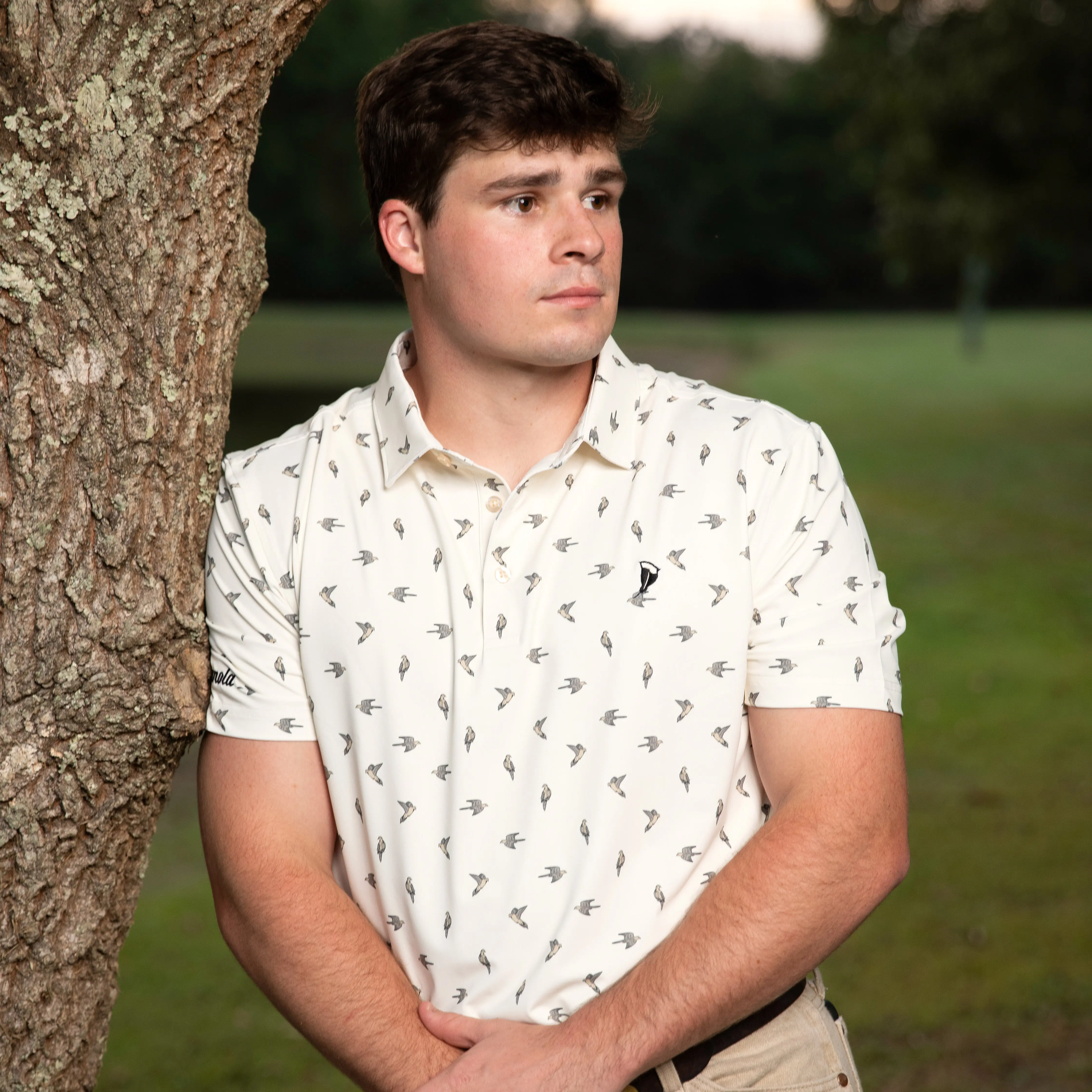 PB Performance Polo- Dove Edition