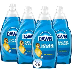 4Pcs Dishwashing Liquid, Original, Dish Soap Liquid, Dish Soap Refill 24 Fl Oz