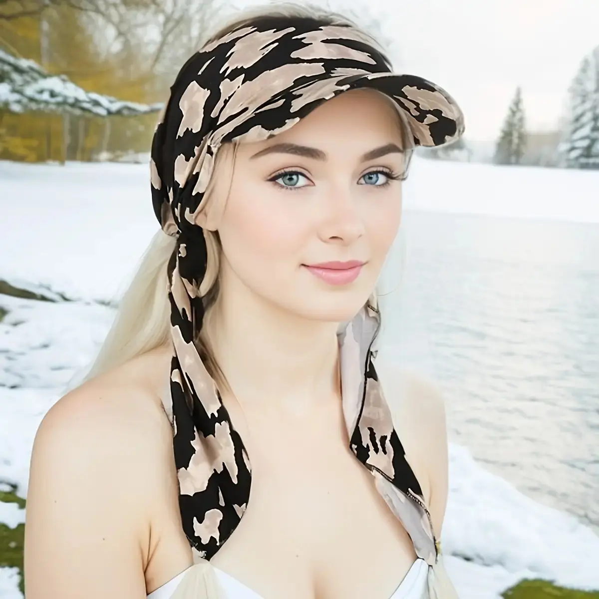 Women'S Stylish Printed Baseball Cap - Comfortable Hat with Curved Brim, Black & White Houndstooth Pattern, Perfect for Casual Outings, Travel, and Everyday Use, Hat |       Houndstooth Pattern Hat |       Polyester Cap