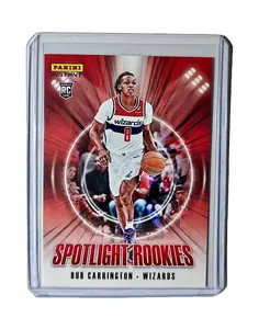 Bub Carrington Rookie 2024-25 Panini Spotlight Rookies NBA #14 Nuggets 1 of 170
