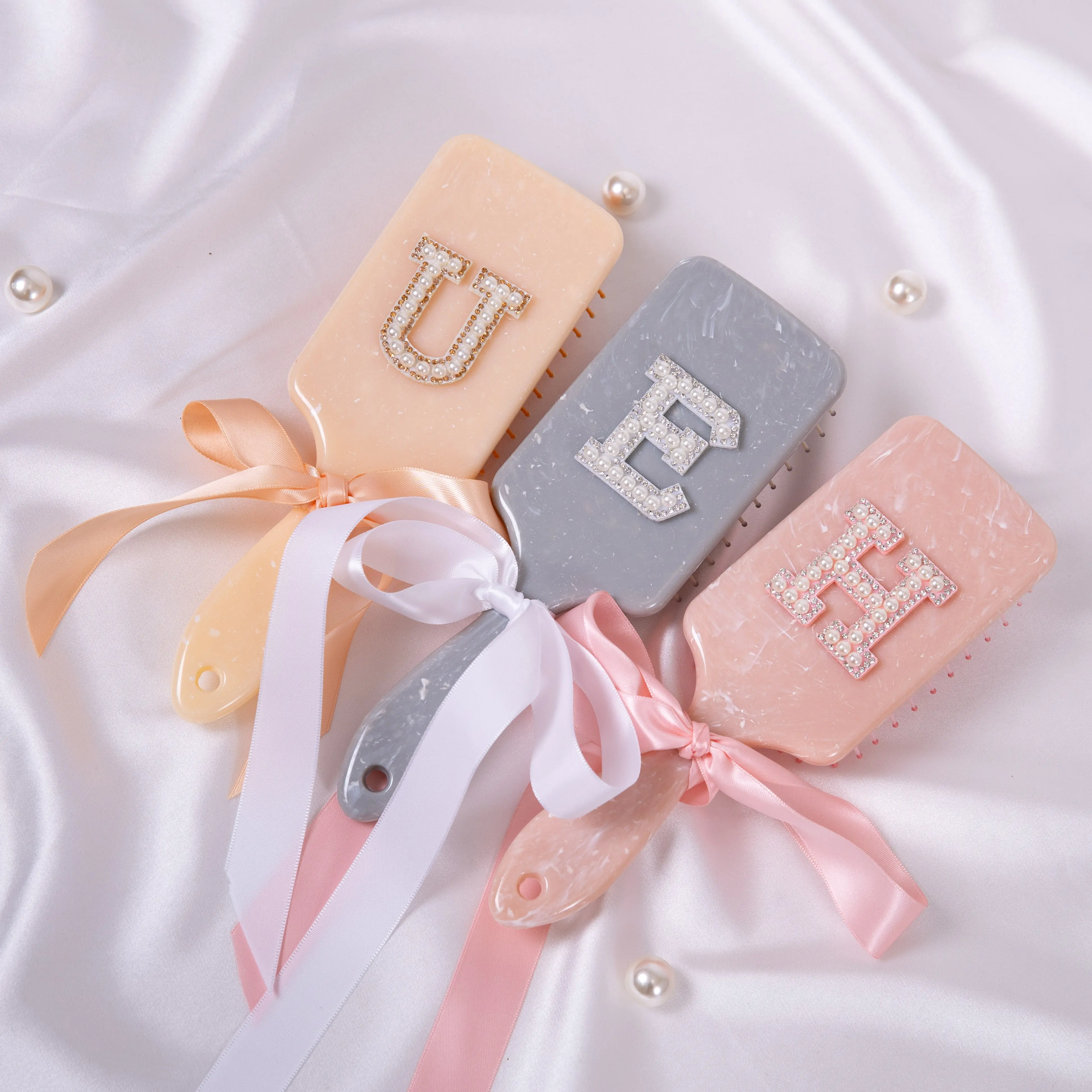 Personalized Bridesmaid hair Brushes