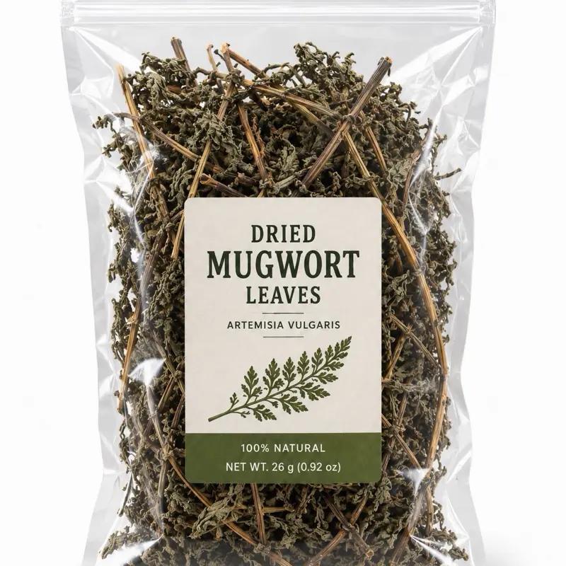 Dried Mugwort Leaves – Artemisia vulgaris – 26g / fèy armwaz