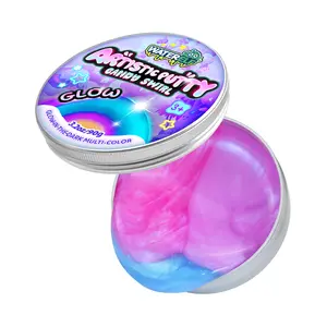 Waterelf Glow in The Dark Galaxy Slime, DIY Slime Stress Relief Toy