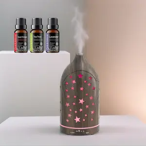 Whisper-Quiet Star Hollow Diffuser with 7 Color-Changing LED Lights  Safe BPA-Free Aromatherapy